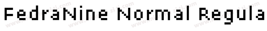 FedraNine Normal Regular字体转换